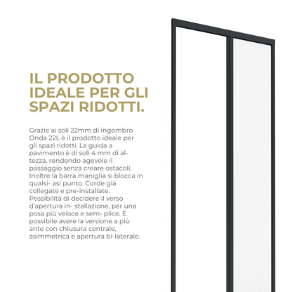 Onda 22L Zanzariera Plissettata Laterale da 22m